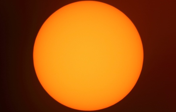Sun shot with various ISO